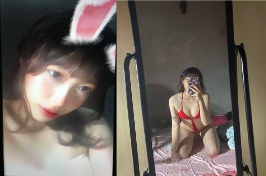 Clip sex cô gái xinh chuộng đồ lót đỏ quyến rũ