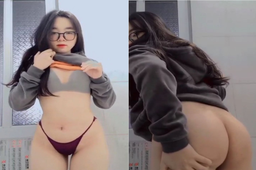 Gái kính cận quyến rũ với mông to khơi dậy đam mê
