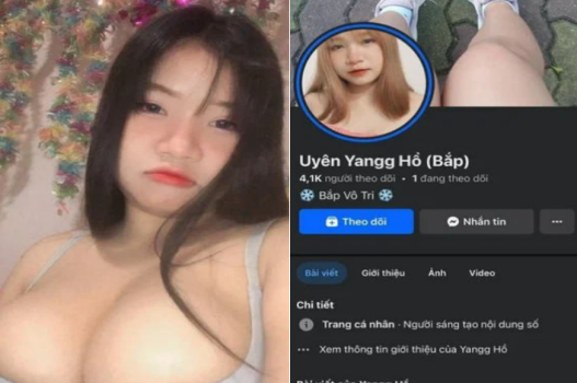 Hồ Uyên Giang vú to lấn lướt chim nhỏ bé